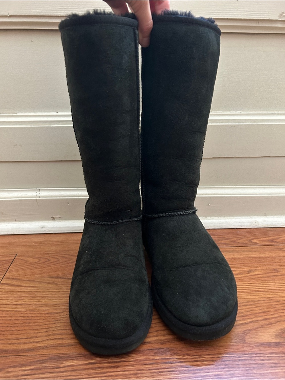 Tall black UGG boots size 7